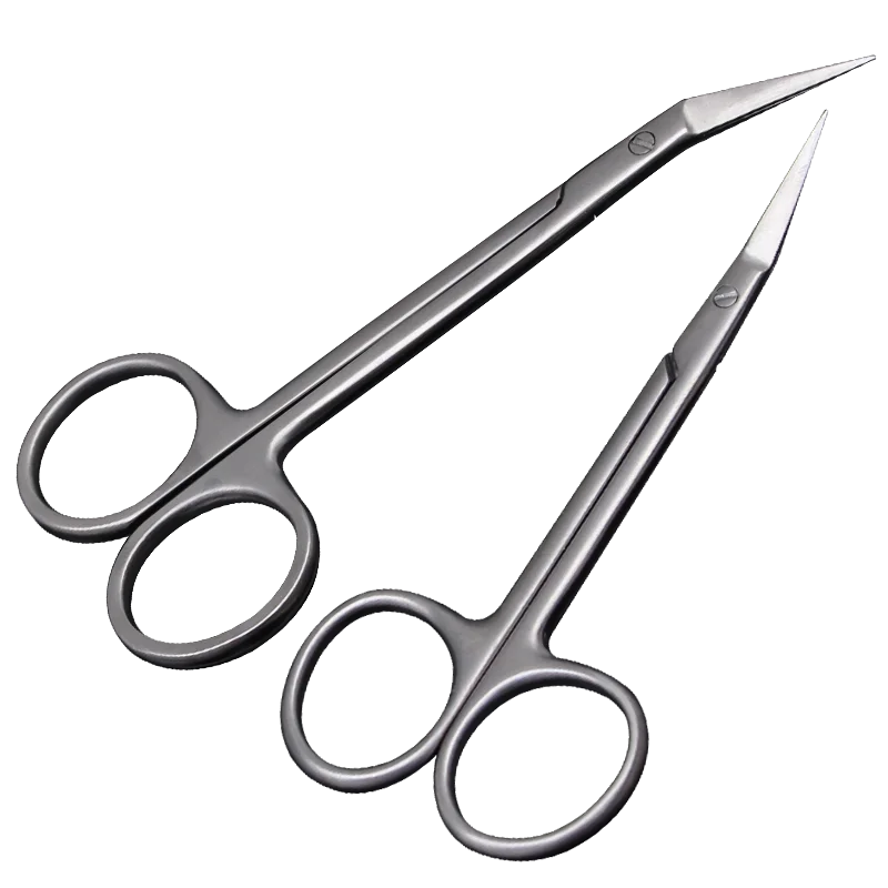 Stainless steel nose septum bird's beak scissors frog's beak scissors with teeth