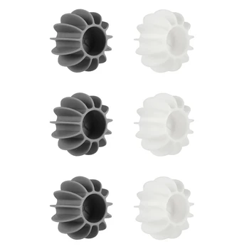 6pcs Laundry Ball Reusable Silicone Wash Ball Solid Color Dryer Balls Magic Pet Hair Remover Enhance Your Machine Cleaning Power 2