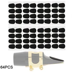 Silicone Saxophone Mouthpiece Cushions - 64 Pack, 0.8mm Thick