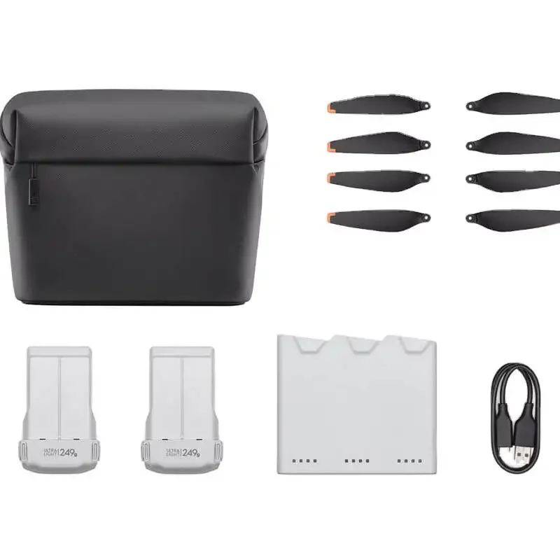 100% Originale Dji Mini 3 Pro Fly More Kit Plug Due Batterie Di Volo Intelligenti 47 Min Per Mini 3 Pro Drone Accessori