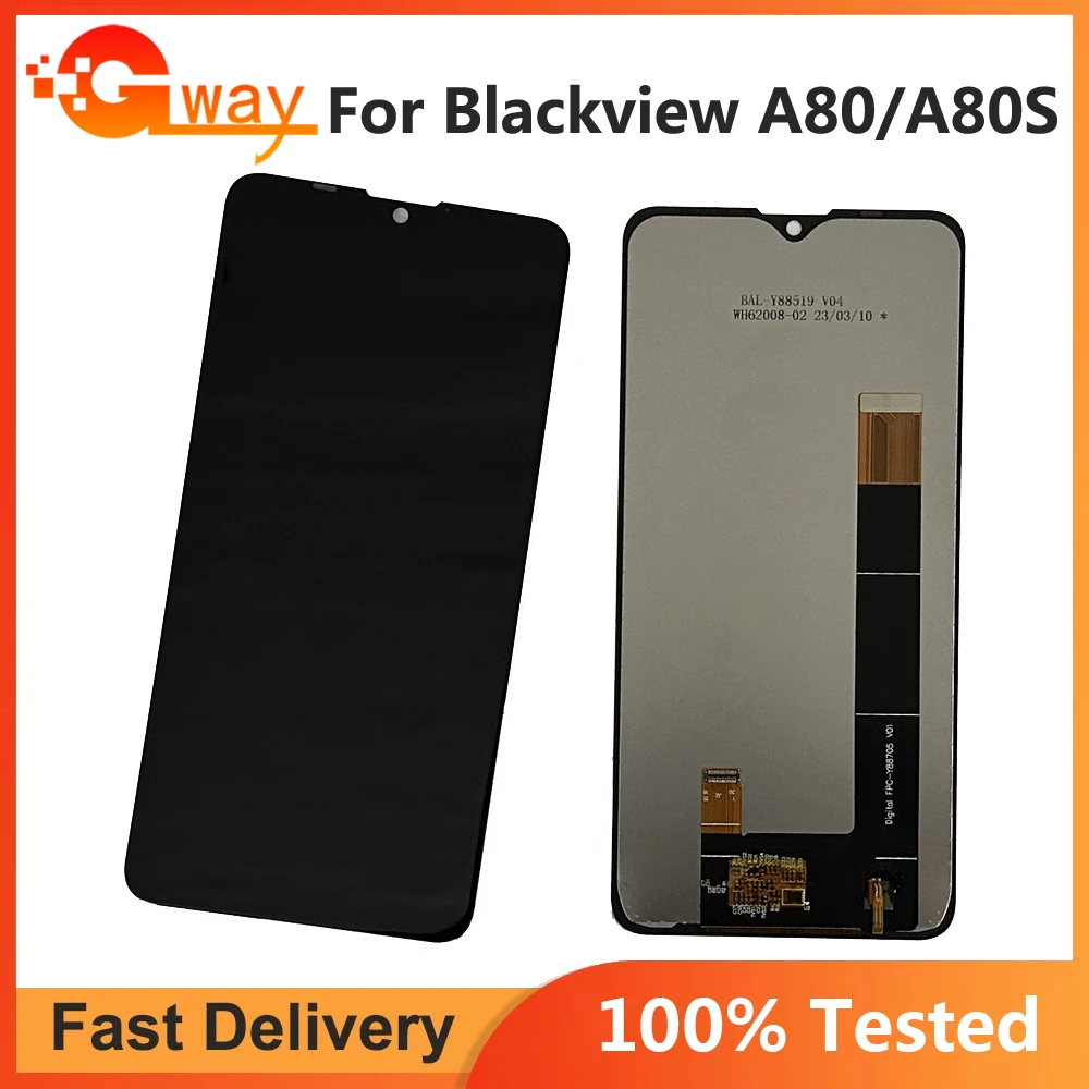 

100% Original For Blackview A80 LCD Display Touch Screen Assembly Replacement 6.22 Inch 100% Tested For Blackview A 80 A80S LCD