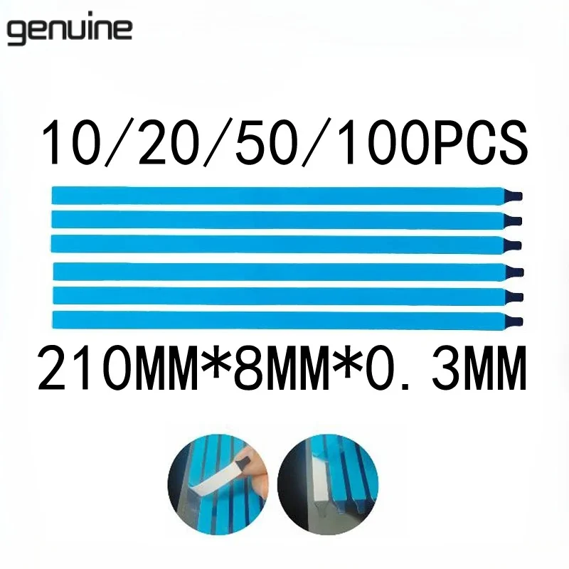 

10/20/50/100pcs New Version White Pull Tabs Stretch Release Adhesive Strips for LCD Screen with Handle without Tabs