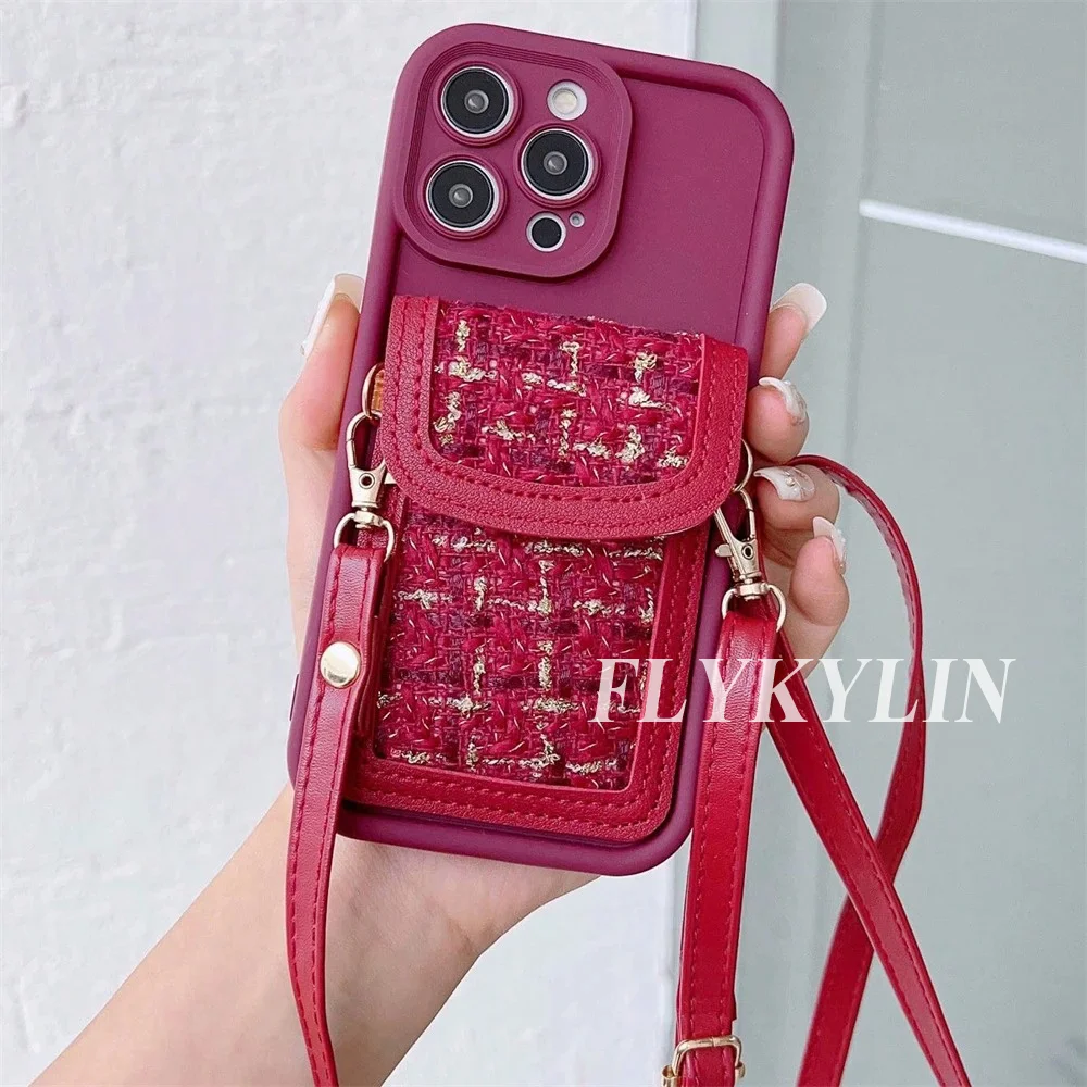 Leather Lanyard for Wallet, Bag, and Phone Case - Soft Shell Accessory