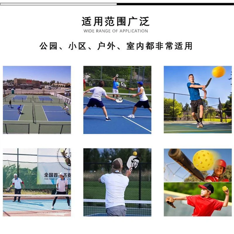 Pickleball Paddles Glass Fibre Surface 2 Pickleballs Kit Honeycomb Core Pickleball Paddle Racket Indoor Outdoor Exercise