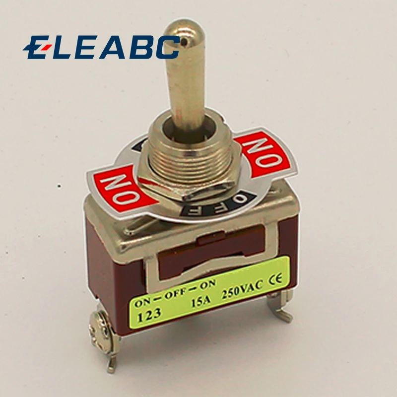 Silver Contacts High Quality 3 Screw Momentary Toggle Switch,(on) Off ...