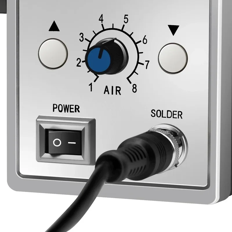 hot air gun Hot Air Gun 858D BGA Rework Solder Station 220V 700W Hair Dryer Soldering SMD SMT Welding Repair Tool