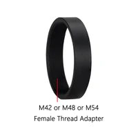 StarDikor M42/M48/M54 x0.75 Female Thread Extension Barrel Adapter Female to Female Thread Length 10MM For Zwo Qhy Camera 2