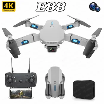 2024 New E88 Pro WIFI FPV Drone Wide Angle HD 4K 1080P Camera Height Hold RC Foldable Quadcopter Dron Helicopter Toys Gift 1