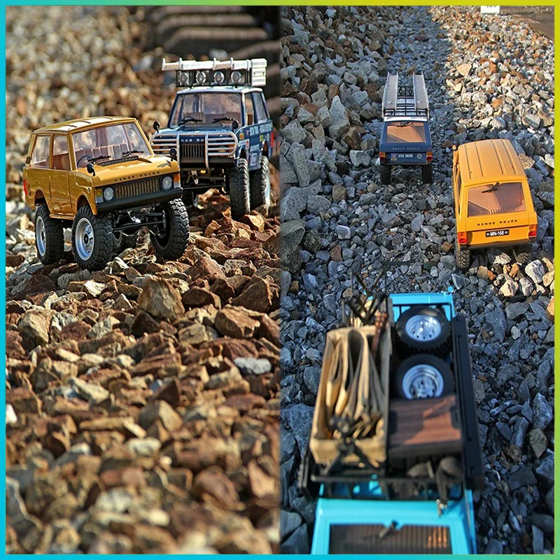 MN MODELl New MN168 NEW 1/12 Rc Car 4WD Remote Controlled Crawler Car Off Road Vehicle Full Proportion Climbing Car Toys Gift 2