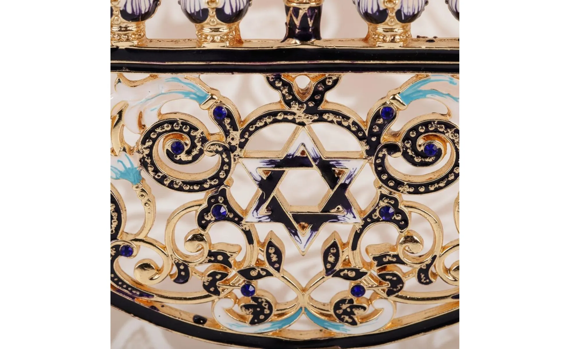 חנוכיית 9 קנים בעיצוב וינטג' מנורת חנוכה 9 קנים קנדלברה בסיס יציב פריט מרכזי לחג יהודי חנוכיית 9 קנים בעיצוב וינטג' מנורת חנוכה 9 קנים קנדלברה בסיס יציב פריט מרכזי לחג יהודי