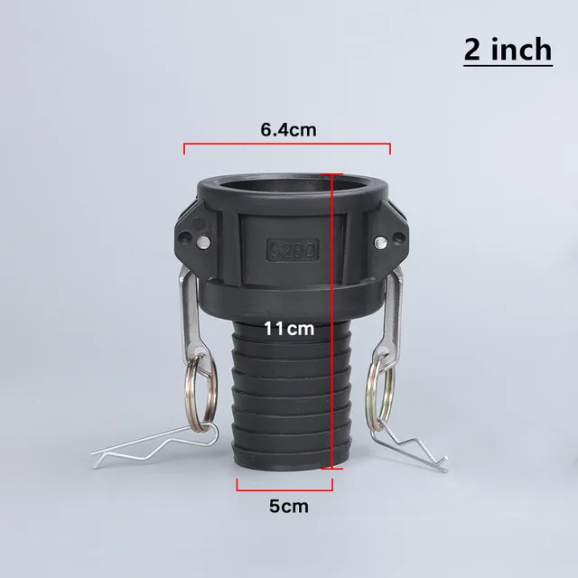 A Műanyag Kamara Vastag, 1 Hüvelykes 2 Tömlő Ibc Tartályszelepek Víztartály Csatlakozó Kerti Szerszám Kiváló Minőségű - Image 6