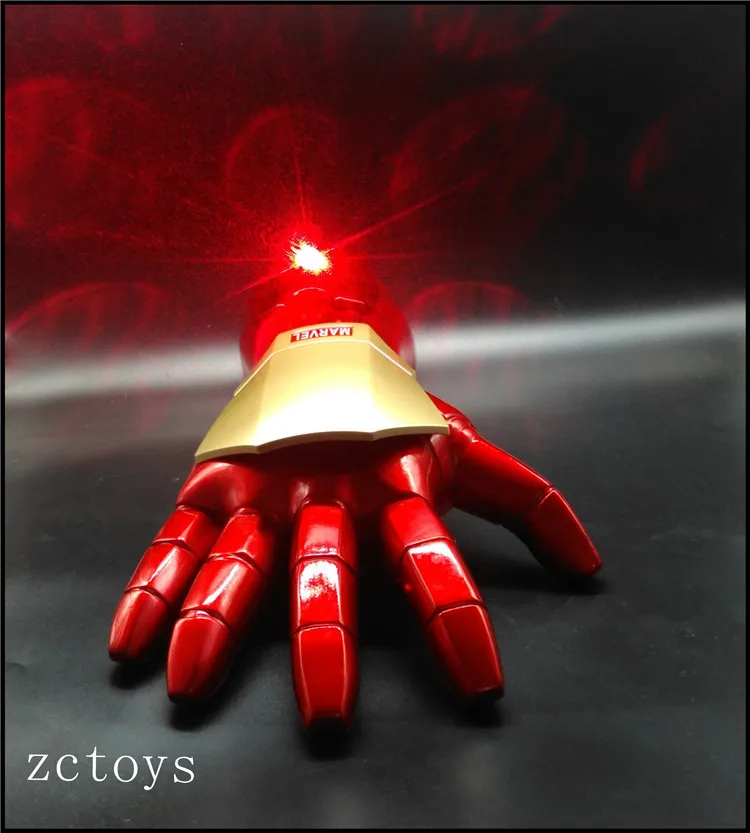 【香港ディズニー限定】アイアンマン ライトアップ グローブ コスプレアベンジャーズアイアンマン手袋1:1ライトledアイアン