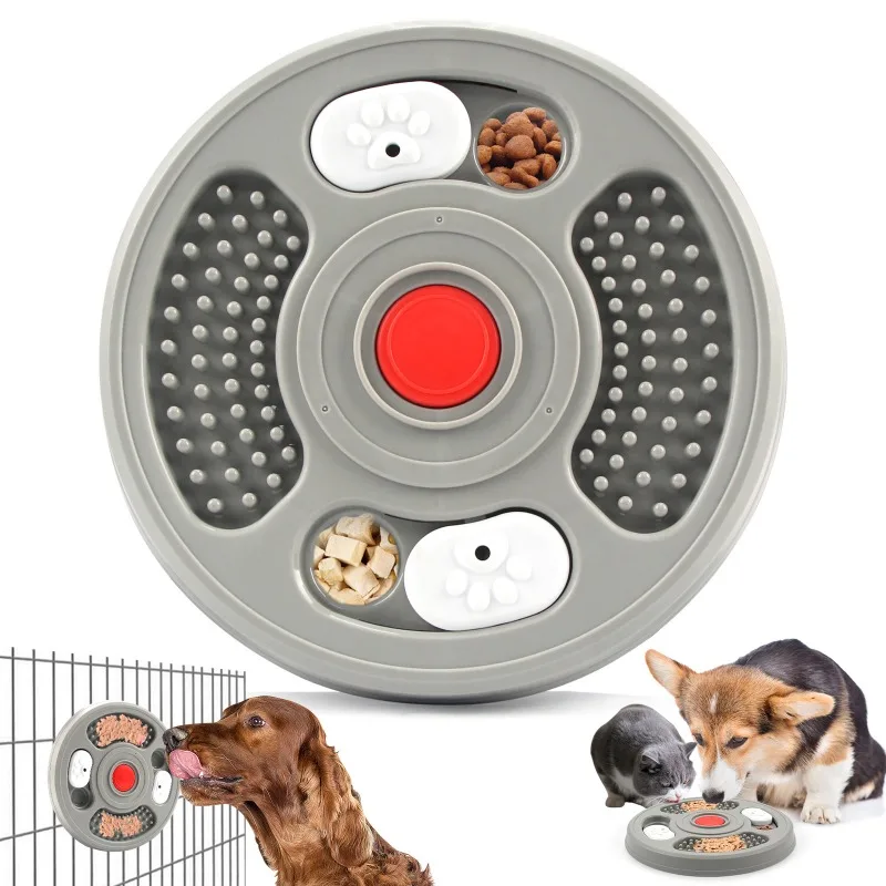 

Dog Puzzle Toys Slow Feeder Interactive Increase IQ Food Dispenser Non-Slip Slowly Eating Bowl Food Cat Games Dog Accessories