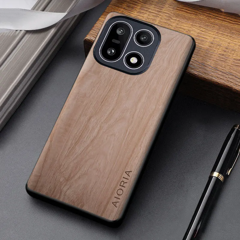 OnePlus Wooden Pattern PU Leather Case – Unique Design