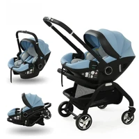 Panier de couchage multifonctionnel pour nouveau-né, siège de sécurité pour bébé, poussette pour bébé, poussette portable multifonction à quatre roues 1