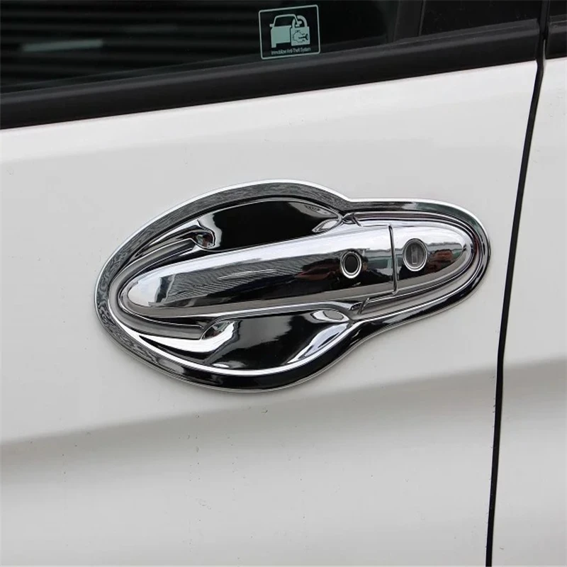 

WELKINRY car auto sedan cover for Honda CITY GM6 2014 2015 2016 2017 ABS chrome exterior door handle handrail doorknob cap trim