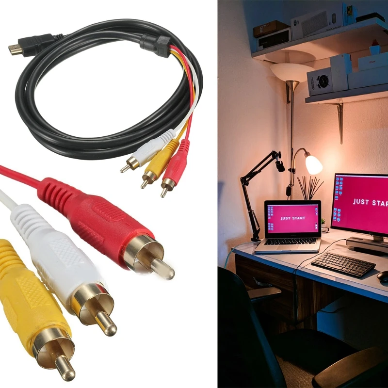 HDMI-RCA ȯ 573A 5Ʈ, HDMI-Ʈ   ȯ 
