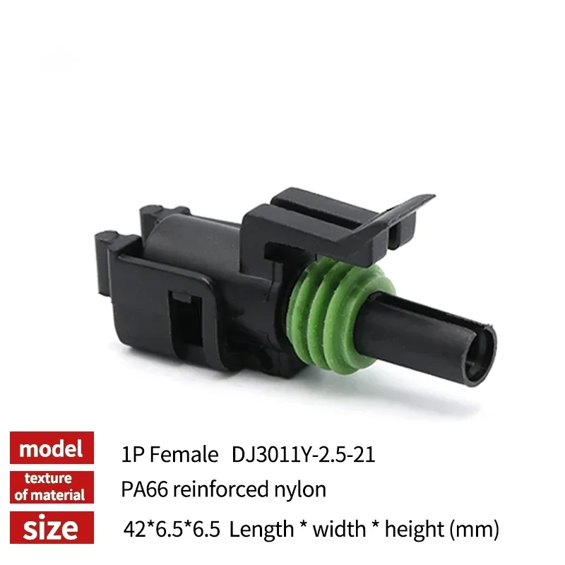 6 Pin 2.5mm GM Automotive Weather Pack Waterproof Connector Male Female Plug Socket DJ3061Y-2.5-11/21 For GM T&I Online Store