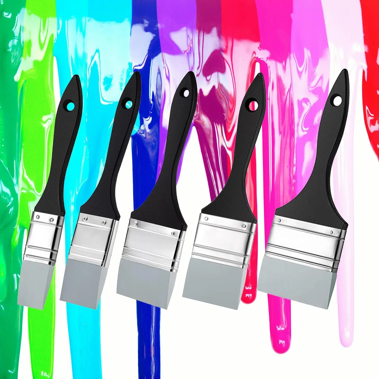 Set 5 Pennelli in Silicone multiuso - Nail Artist Academy