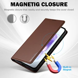 Luxury Leather Phone Case with Holder and Stand Feature - A36 5G (Zs)