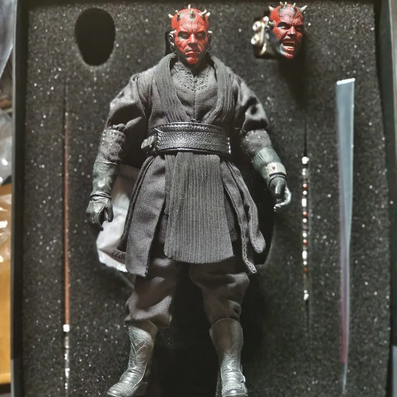 

Hot Sales Play One POT-0001 1/12 Male Soldier Darth Maul Black Warrior Full Set Cloth Gown Mobile Doll Model 6inch Action Figure