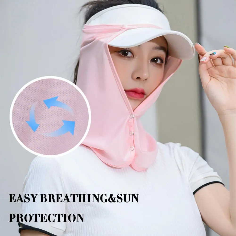 

Face Summer Outdoor Cap Mask For Women Face Scarves For Men Sunscreen Veil Sunscreen Mask Anti-uv Face Cover Face Sc B7P9