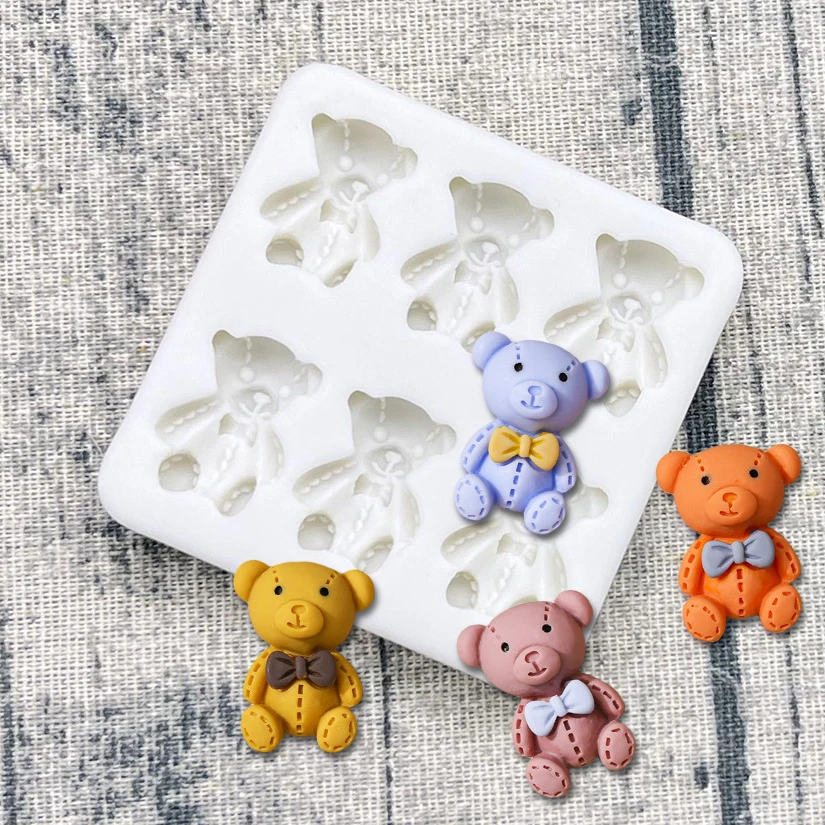 

Bear Silicone Mold Sugarcraft Cupcake Baking Mold Fondant Cake Decorating Tools