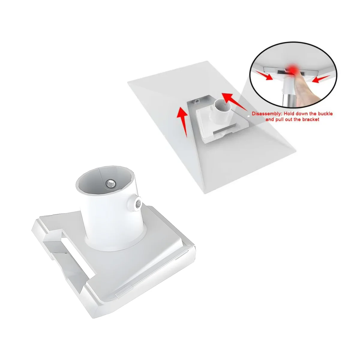 Pipe adapter for Starlink Gen 3 compatible with STARLINK Standard Dish V3 3rd Generation satellite bracket