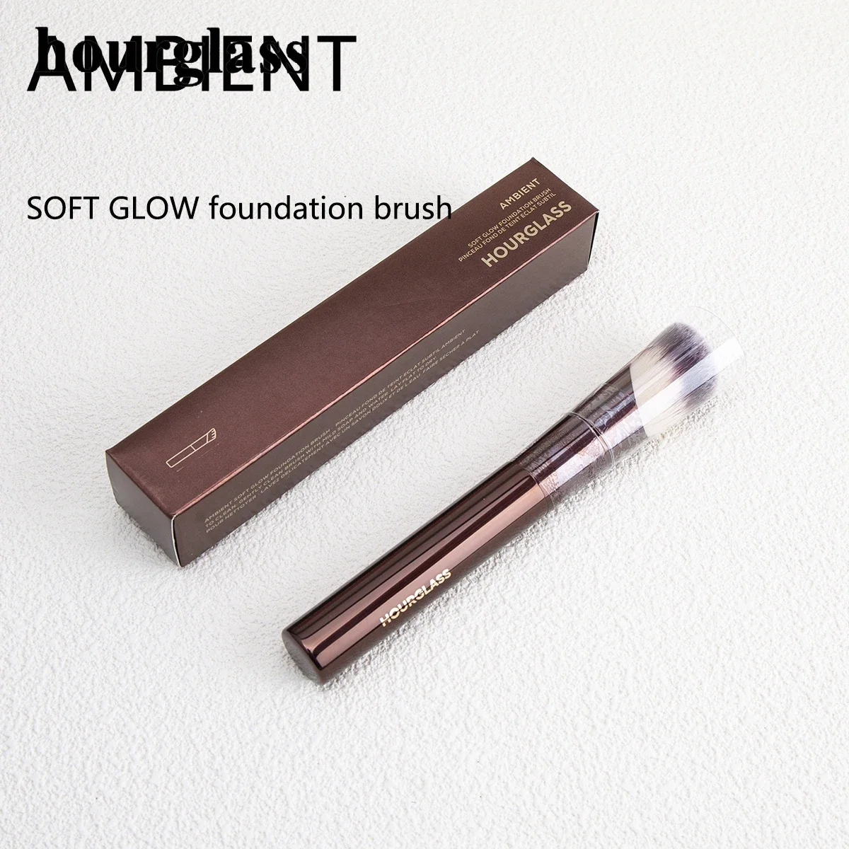 Hourglass Makeup Brushes Long Handle Oblique Foundation Make-up Brush  Foundation Buffing Brush Concealer Brush Makeup Tools 6