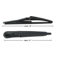 12" Rear Car Wiper Blade & Arm Set Kit For Peugeot 3008 MK1 2008-2016 2009 2010 2011 2012 Windshield Windscreen Rear Window 2