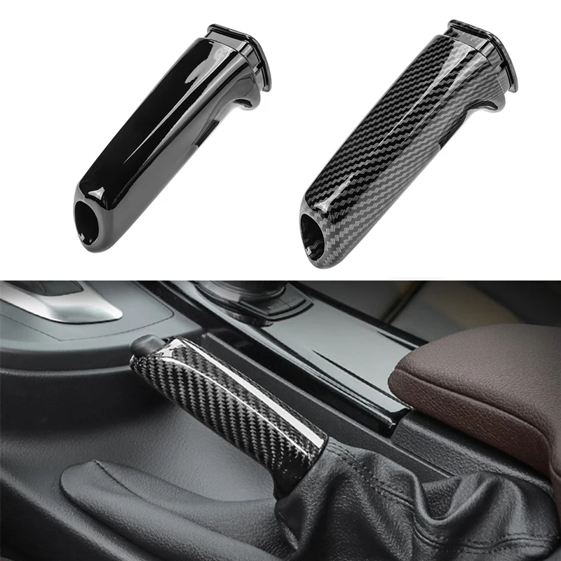 

Глянцевые черные автомобильные накладки на ручные тормоза, внутренняя отделка для BMW 3 серии E46 E90 E92 E60 E39 F30 F34 F10 F20, аксессуары для интерьера