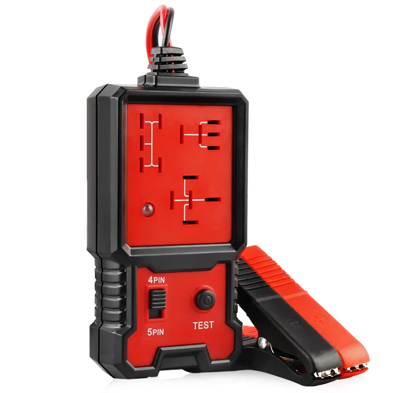 Professional Relay Tester 12V Car Relay Tester Electronic Voltage 4 Pin 5 Pin Universal For Cars Auto Battery Checker