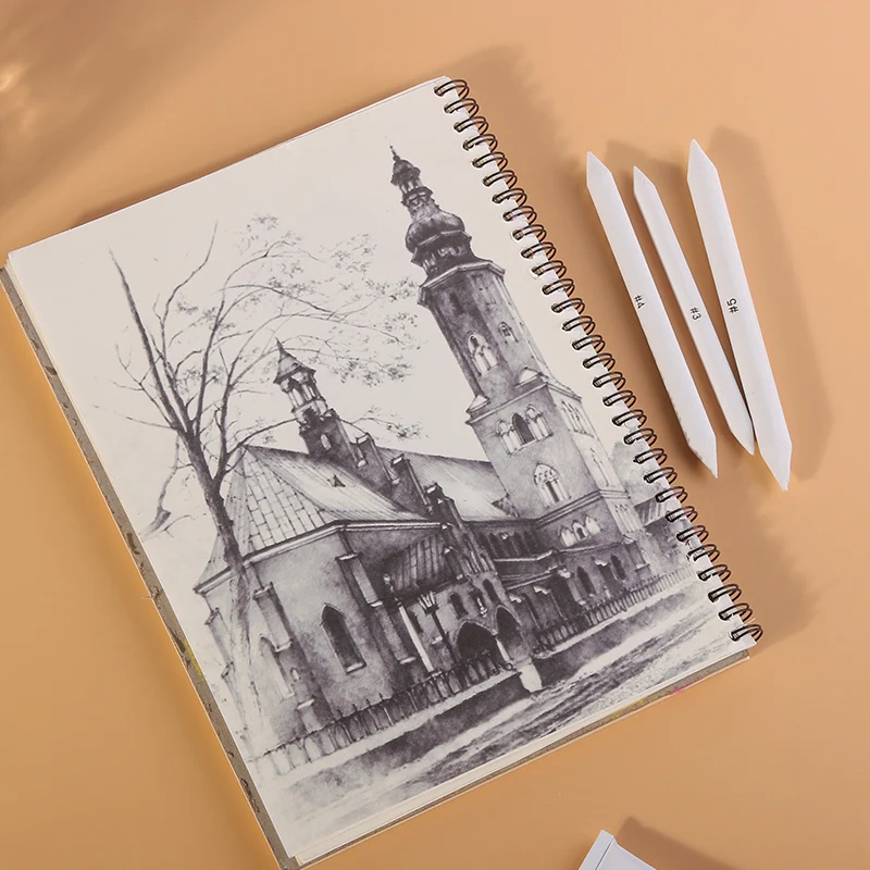 양방향 수정 펜 세트 단색 그림 아티스트를 위한 단색 스케치 수정 브러시 종이 지우개