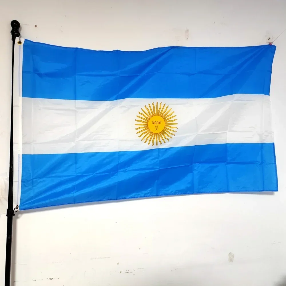 Argentina National Flag 3x5ft (90x150cm) Premium Polyester Outdoor/Indoor Flag…