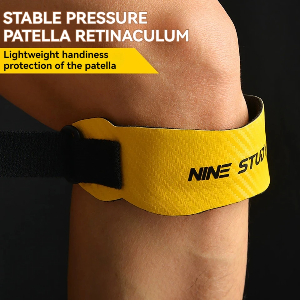 Patellar Band Adjustable Knee Strap Brace for Soccer Basketball Running Jumper Gym Squat