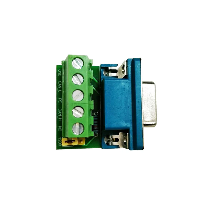 

DB9 to OPEN5 Terminal Adapter CIA Standard DB9 Female CAN Bus with 120 Ohm Terminal Resistance