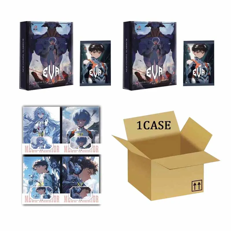 

Оптовая продажа, коллекционные открытки Neon Genesis Evangelion, реальная модель KuKa, новинка, ослепляющая текстура воина, Классический Аниме Периметр