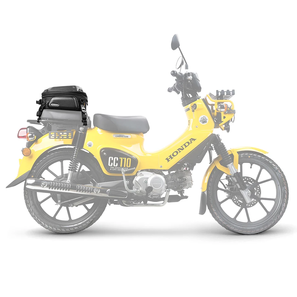 ラインストーンowalk-オートバイのリアシートバッグ,防水ラゲッジパック,多機能バンパー,10l/20l/30l バッグ タンク ツーリングオートバイバック バイク用バンパーバッグ