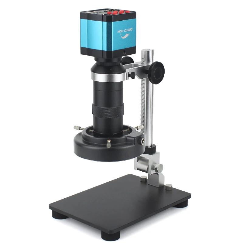 

Цифровой видео монокулярный микроскоп 1080P HDMI USB камера TF Storag130X зум C-образное крепление объектив для телефона печатной платы инструменты для пайки и ремонта