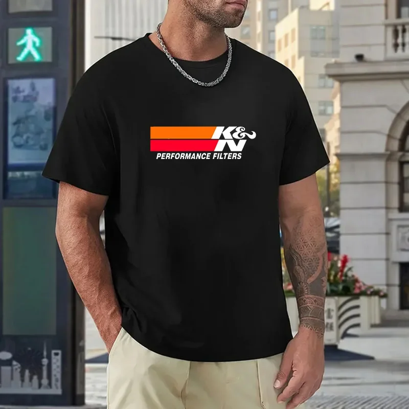 New T-ShirtK&N High Performance Air & Oil Filters Air Intakes Men Cotton Cool Harajuku Funny T-Shirt Male Vintage Tee-shirt