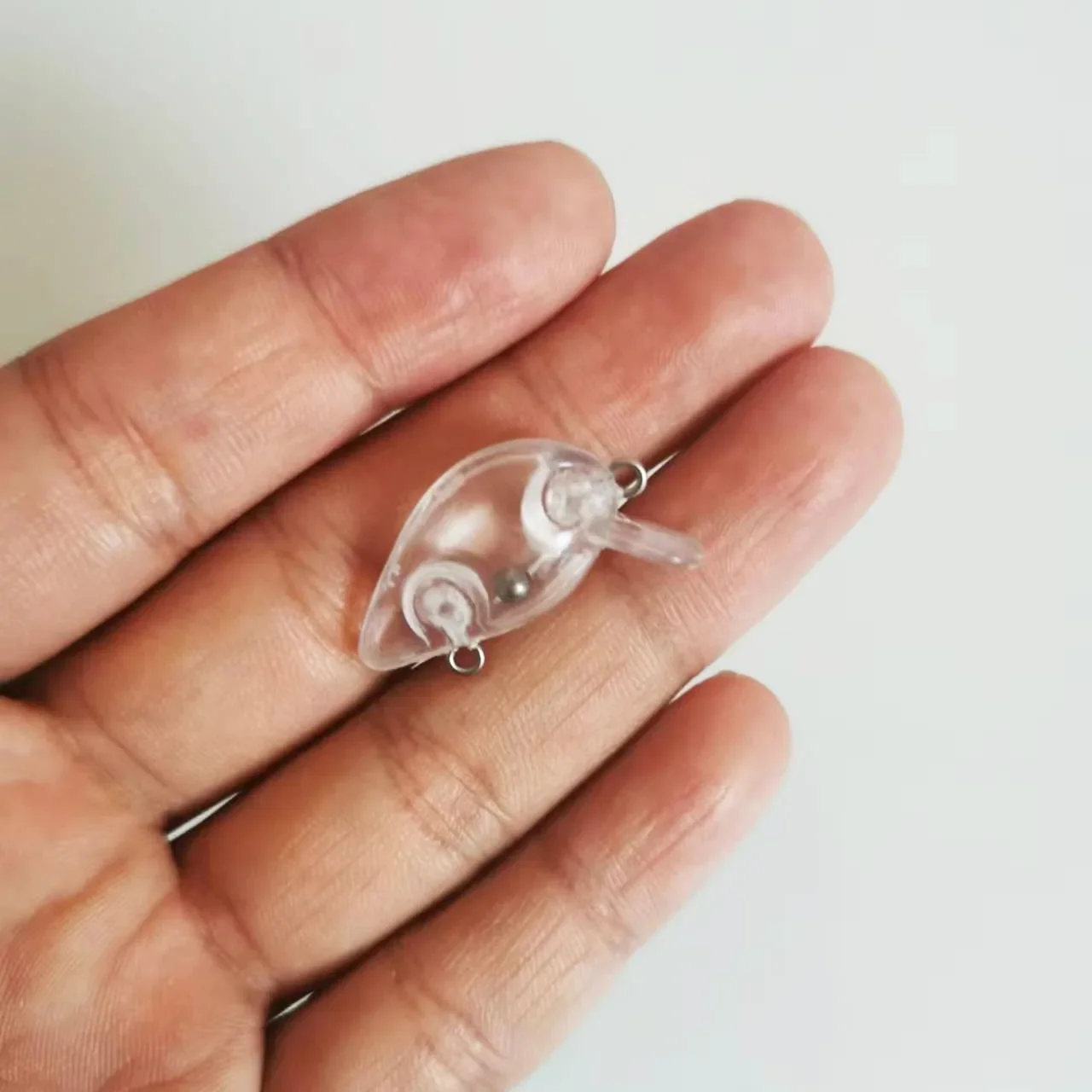 

20 шт. Классическая микро мини-приманка для скалы, блесна, Неокрашенная, маленькая, толстая, искусственная блесна, приманка для рыбной ловли