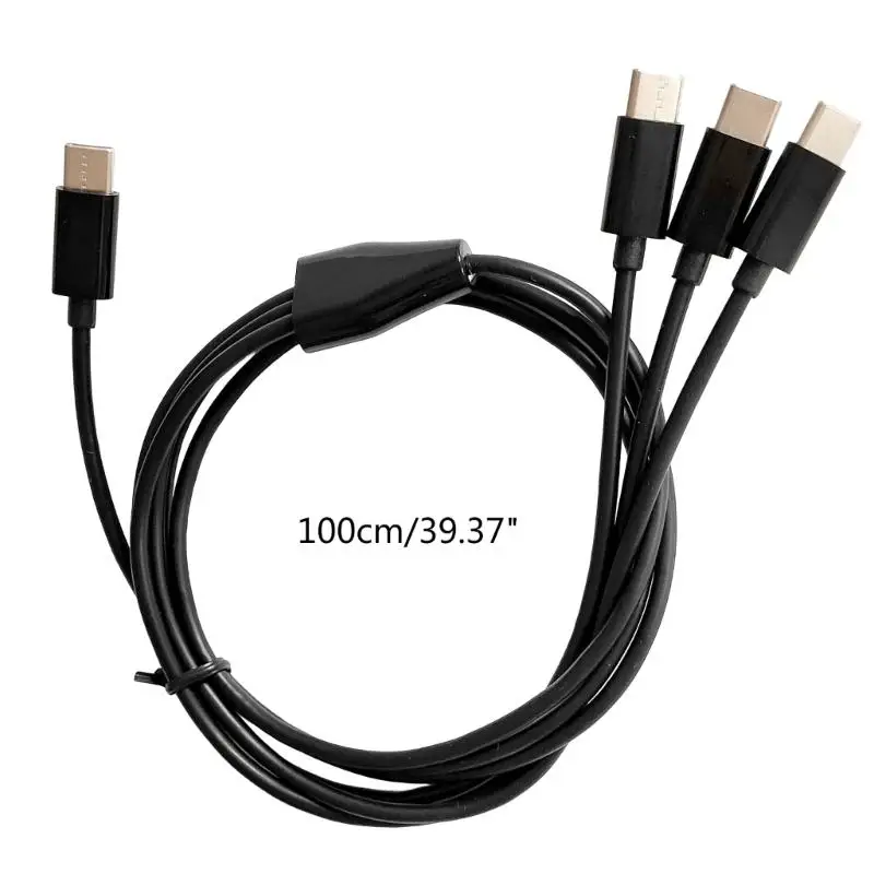 3 in 1 다중 충전 케이블 다중 충전 코드 USB C USB C 커넥터 코드