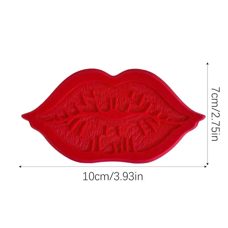 Lip Shaped Box Lip Balm Containers Jewelry Case Decorative Lipstick Storage Box Desktop Hairpin Storage Organizer For Birthday 5