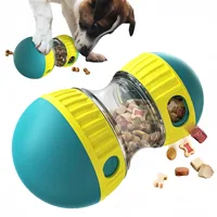 Dog Toy Tumbler Leaky Food Ball Elliptical Track Rolling Ball Slowly Feeding Protects Stomach Increase Intelligence Pet Supplies 1