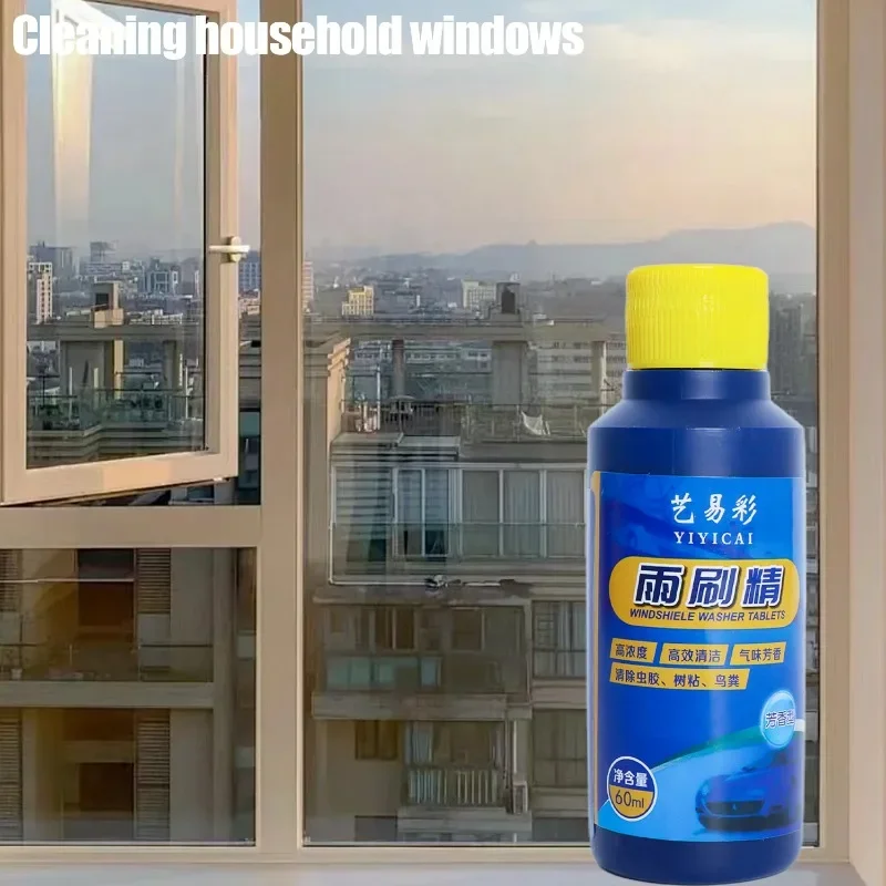 Concentrated Fragrant Windshield Cleaner – 60ml Dirt-Removing Glass Formula