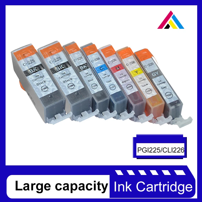 

CSD PGI225 CLI 226 Ink Cartridges Replacement for pgi-225 for Canon MG8120 MG6120 MG8120B MG8220 MG6220 printer