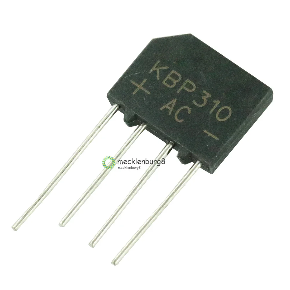 

10 pieces. KBP310 SIP-4 3A 1000V diode bridge rectifier single phase bridge rectifier new arrival