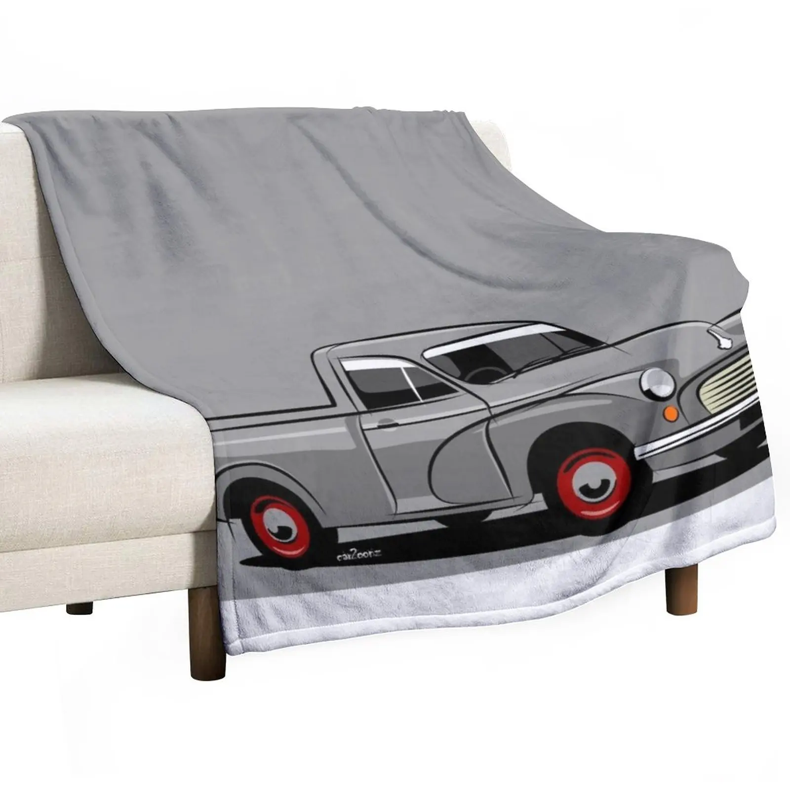 Morris Minor 1000 Pick-Up Coperta Grigia Coperta Di Flanella Coperta Pelosa Sacco A Pelo Coperta Coperte Morbide Da Letto