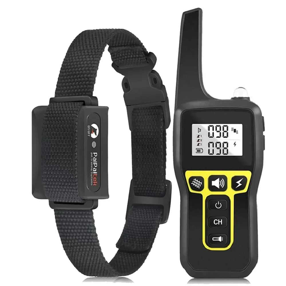 

1000M Remote Control Dog Training Collar with Flashlight Waterproof and 3 Training Modes Beep Vibration Shock Pet Accessories