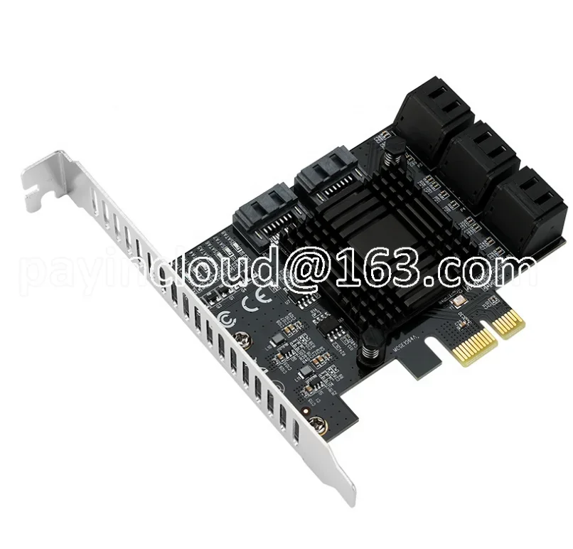 

4 Ports USB3.0 PCI Express Expansion Card Chip 8 Sata 3.0 To Pcie X4 Adapter